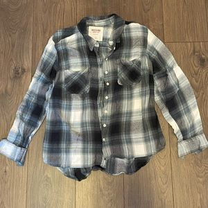 Mossimo plaid button up